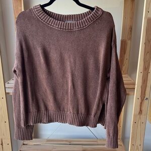BP Brown Crew Neck Women's Sweater